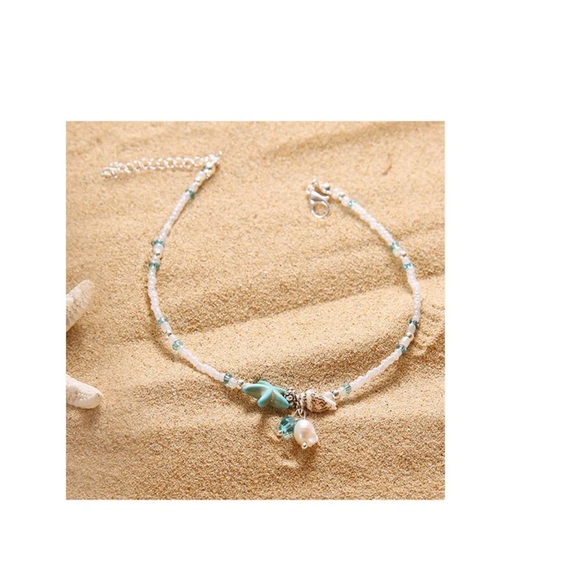 Anklet Popular Resin Lady Fashion Beach Section  Beads Conch Starfish Shape Ank… - Picture 2 of 9